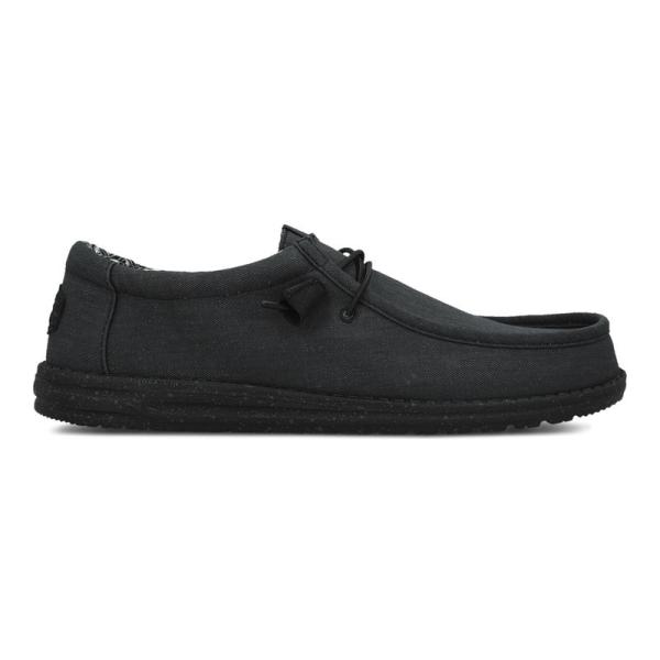 Hey Dude Wally stretch canvas blk/blk