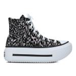 Chuck taylor all star lift double stack platform leopard, Crna
