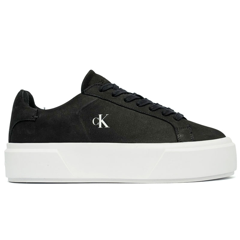 Flatform Lace Up, Crna